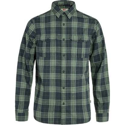 Ovik Travel Shirt LS M  Dark Navy/Patina Green 