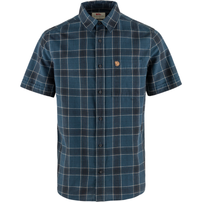 Ovik Travel Shirt SS M  Indigo Blue/Dark Navy 
