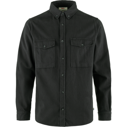 Ovik Twill Shirt M  Dark Grey/Dark Grey 