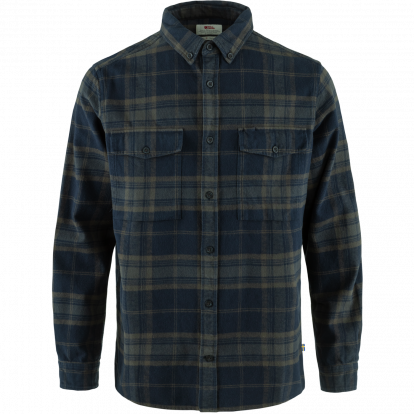 Ovik Twill Shirt M  Dark Navy/Basalt 