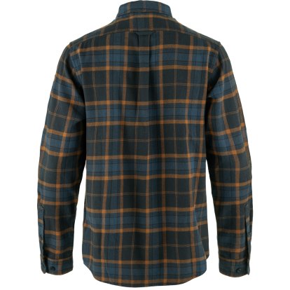 Ovik Twill Shirt M  Dark Navy/Chestnut 
