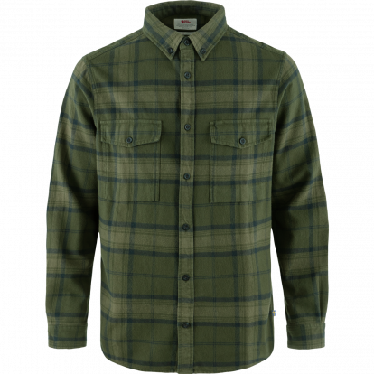 Ovik Twill Shirt M  Deep Forest/Green 