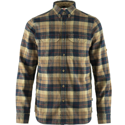 Singi Heavy Flannel Shirt LS M  Dark Sand 