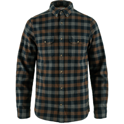 Skog Shirt LS M  Dark Navy/Dark Oak 