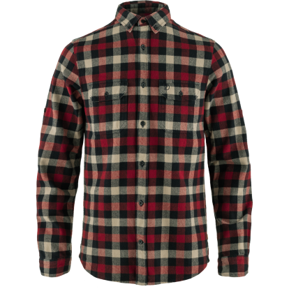 Skog Shirt LS M  Dark Navy/Red 