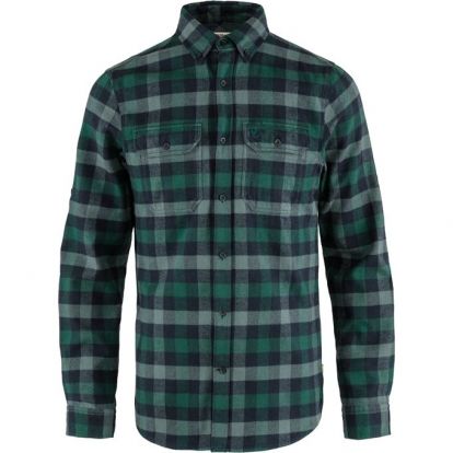 Skog Shirt LS M  Arctic Green/Dark Navy 