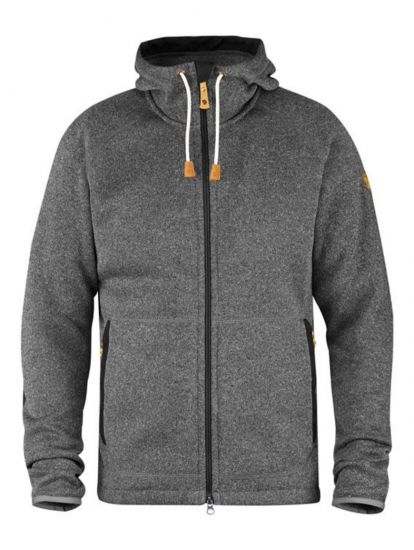 Ovik Fleece Hoodie  Dark Grey 
