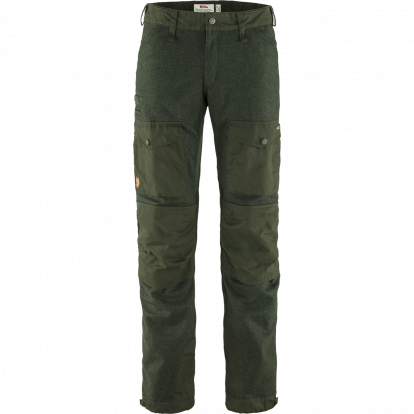 Varmland Wool Trousers M  Deep Forest 